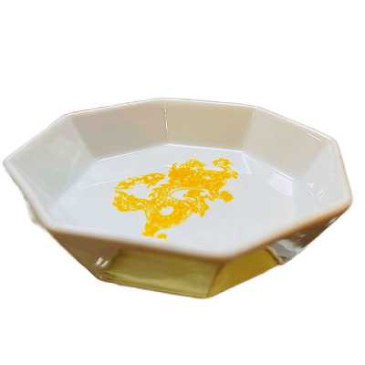 Dragon God Octagonal Small Plate