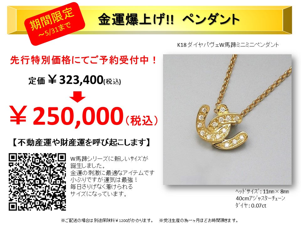 【期間限定~5/31まで】期間限定特別価格!金運爆上げ!!ペンダント