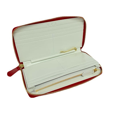 【2月15日(日:朝採れ財布&お誕生日財布】Copa Color4 新ファスナー長財布 ★レッド★特典付★