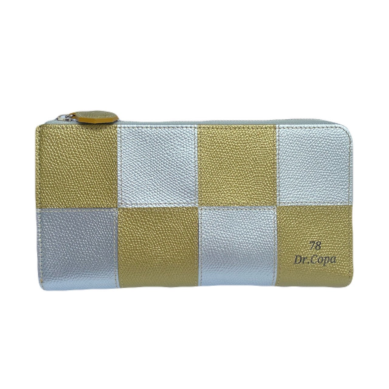 【7/30紹介商品】Dr.コパとお揃い!Reiwa CopaJapan L字ファスナー長財布 (市松柄)