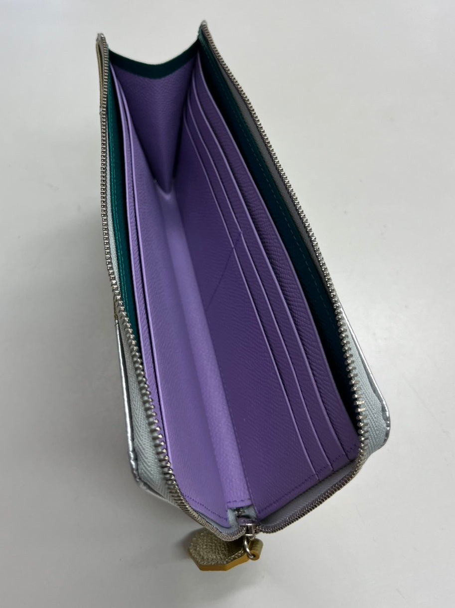 【7/30紹介商品】Dr.コパとお揃い!Reiwa CopaJapan L字ファスナー長財布 (市松柄)