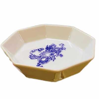 Dragon God Octagonal Small Plate