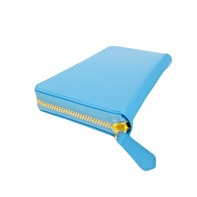 【2月13日(金)一粒万倍日：朝採れ財布&お誕生日財布】Copa Color４　新ファスナー長財布　ﾌﾞﾙｰ★特典付★