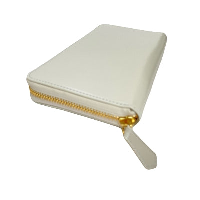 【2月4日(水)：朝採れ財布&お誕生日財布】Copa Color４　新ファスナー長財布　ホワイト★特典付★