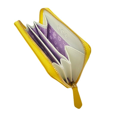 【2/7(土)：朝採れ財布&お誕生日財布】Copa Color４　ラウンドミニ財布　ｲｴﾛｰ★特典付★