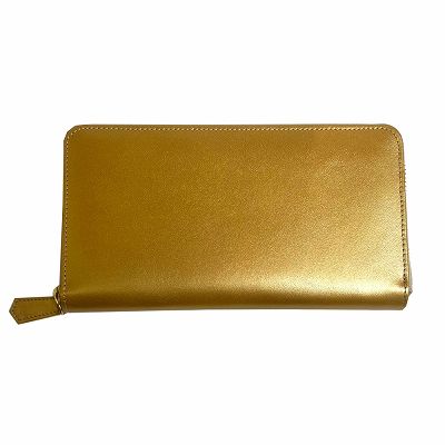 【3/18(水)：朝採財布&お盆財布】Copa Mina RICH　新ファスナー長財布　ゴールド