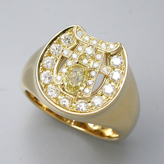 愛馬ｾｰﾙ！　K18ダイヤパヴェYD鳥居バテイRG(L)