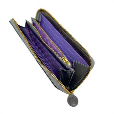 【11/18(火)三宅宮月次祭：朝採れ財布&お誕生日財布】EDO銀　ファスナー長財布★特典付き