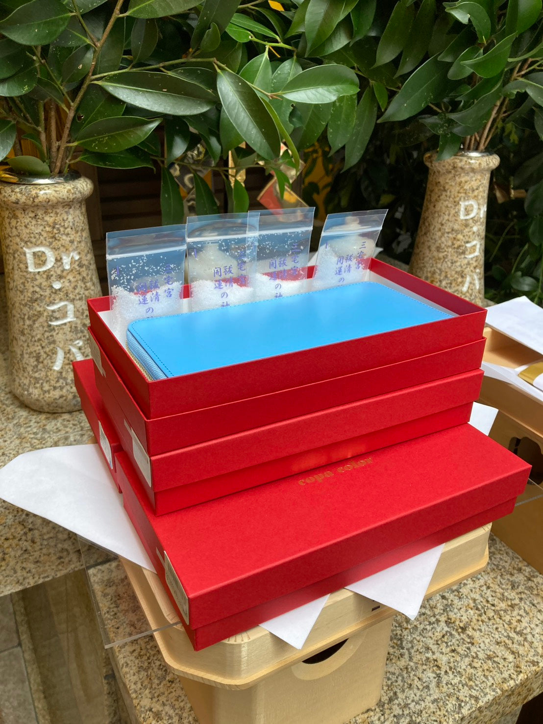 【2月13日(金)一粒万倍日：朝採れ財布&お誕生日財布】Copa Color４　新ファスナー長財布　ﾌﾞﾙｰ★特典付★