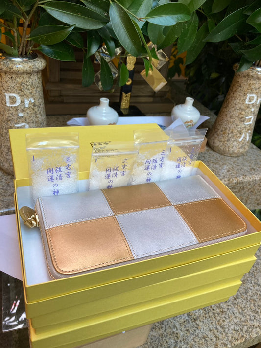 【2月14日(土)朝採れ財布&お誕生日財布】EDO金銀　ファスナー長財布  ★特典付★